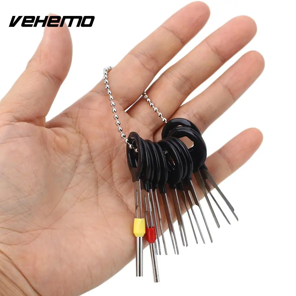 11pcs Car Cable Line Terminal Removal Tools Harness Pin Extractor Tool