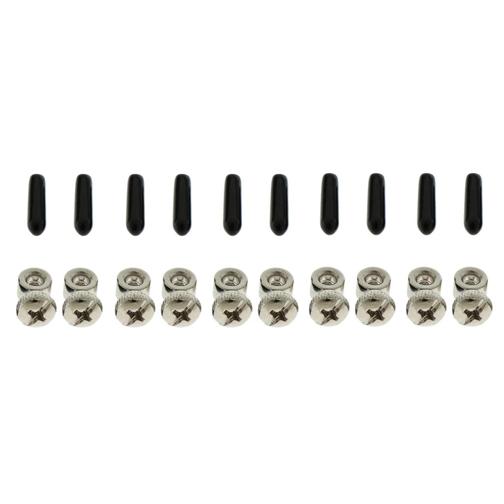 5 Sets Replacement Screws End Caps for Speed Cable Jump Skipping Ropes Cables Accessories Parts Components