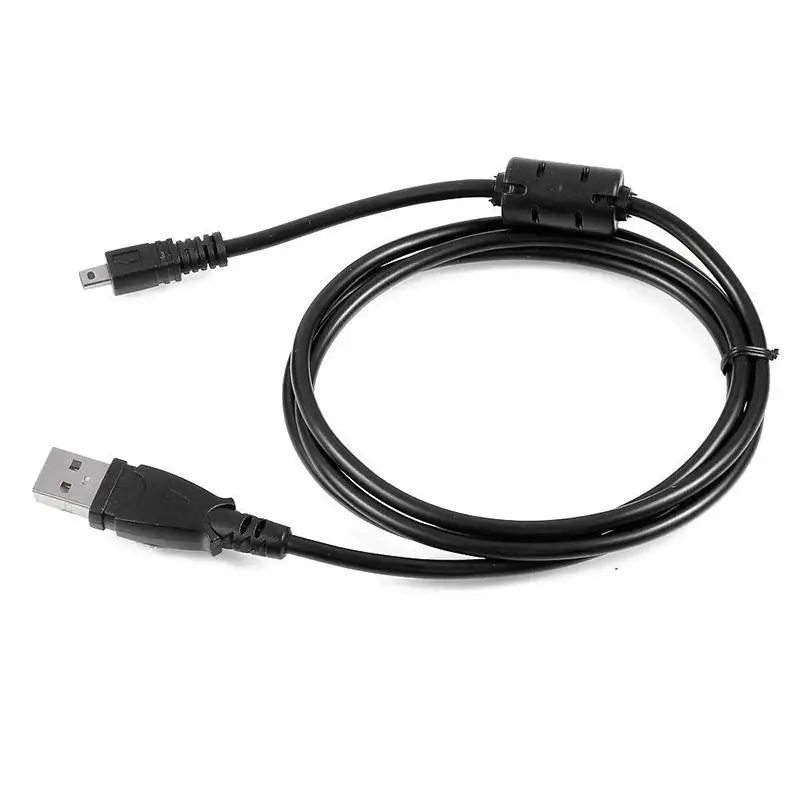 USB 2,0 зарядное устройство синхронизации 8Pin кабель для Panasonic для Lumix DMC-ZS30 DMC-TZ40 камеры черный Горячее предложение