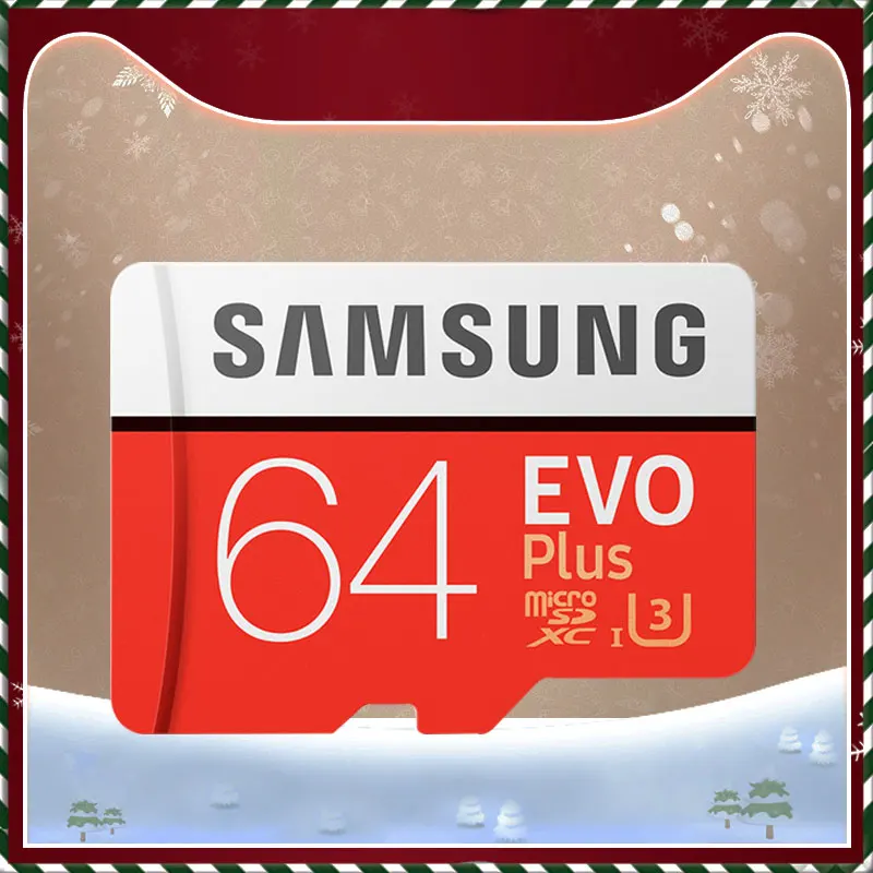 SAMSUNG EVO+ Micro SD 32G SDHC 80 МБ/с. класс 10 карта памяти C10 UHS-I TF/SD карты транс флэш SDXC 64 Гб 128 ГБ для доставки