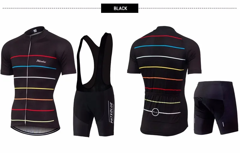 Phtxolue, одежда для велоспорта, комплекты для велоспорта, одежда для велоспорта/дышащая мужская одежда для велоспорта, весна-лето, с коротким рукавом, комплекты из майки для велоспорта