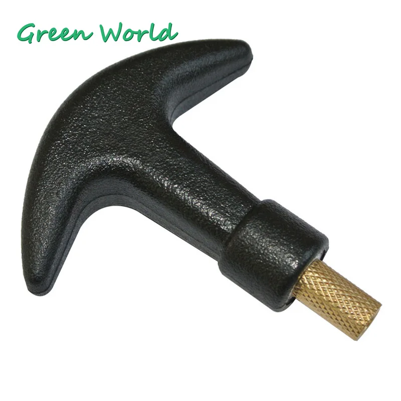

Green World 1pc/lot Plastic Switch Handle with Brass Adapter Thread 8-32