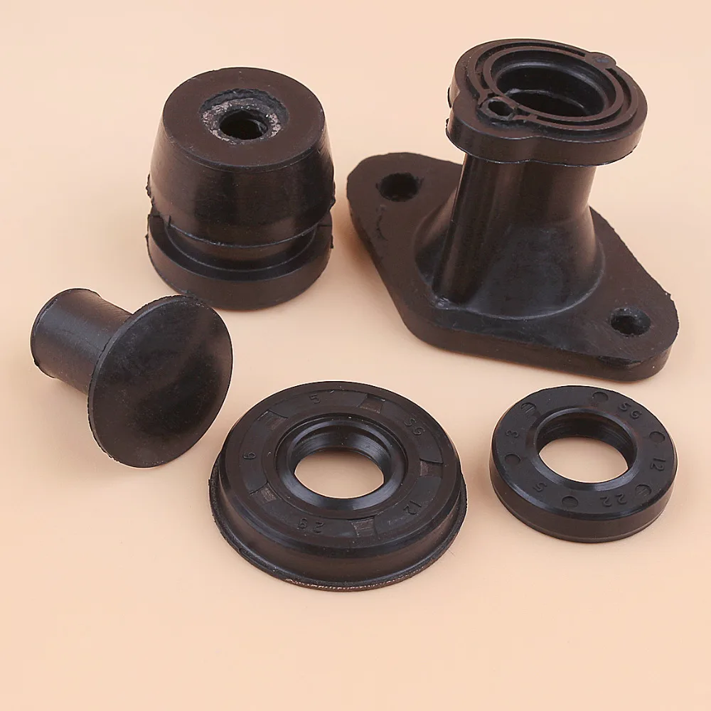 4 Set Tampon Plugs fit for 25cc 2500 Chinois Tronçonneuse pièces en caoutchouc