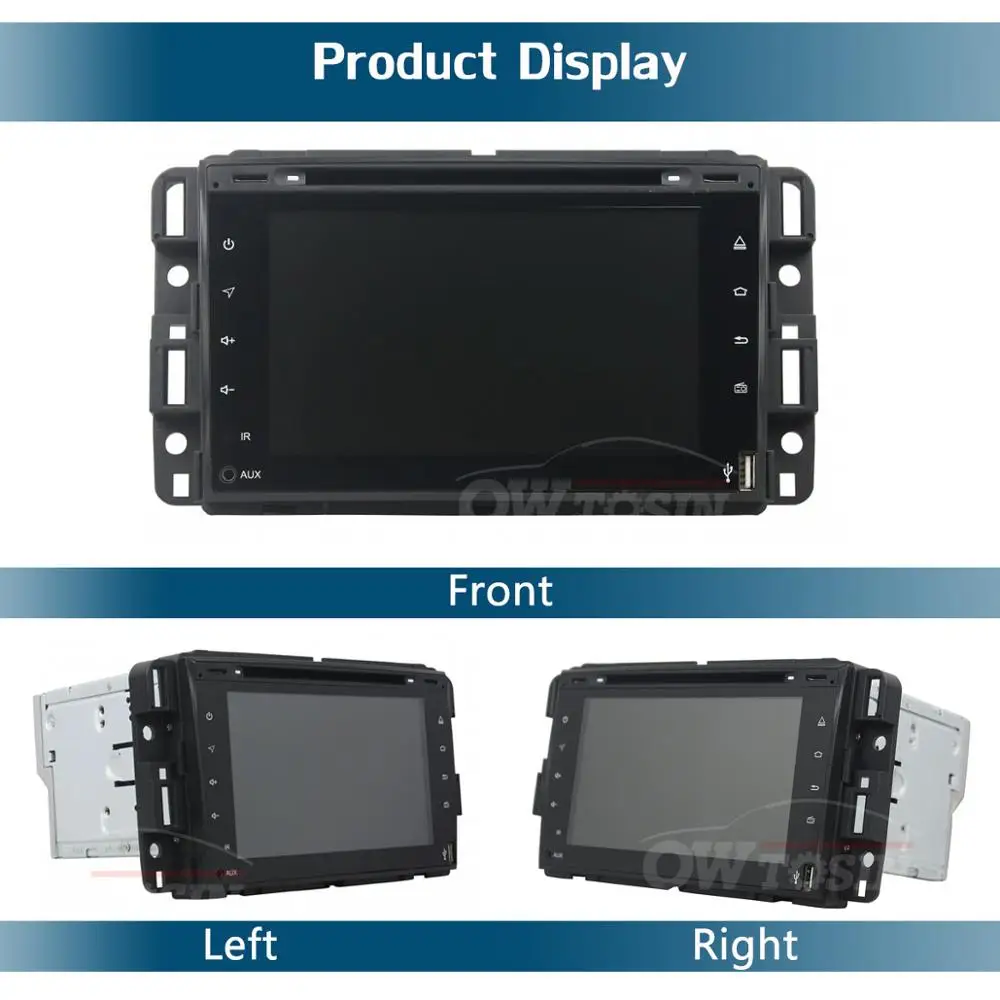 Perfect 7"IPS 1920*1080 8Core 4G+64G Android 9.0 Car DVD Player For GMC Yukon Sierra Tahoe Chevy Express Impala Cobalt Equinox DSP Radio 4