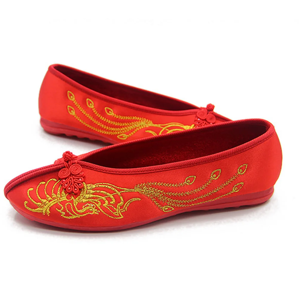 Vintage Women Flats Bride Shoes Chinese Wedding Satin Dragon Phoenix Embroidered Breathable Soft Single Ballet Shoes Woman Women S Flats Aliexpress Vintage Women Flats Bride Shoes Chinese Wedding Satin Dragon Phoenix Embroidered Breathable Soft Single Ballet Shoes Woman Women S Flats Aliexpress