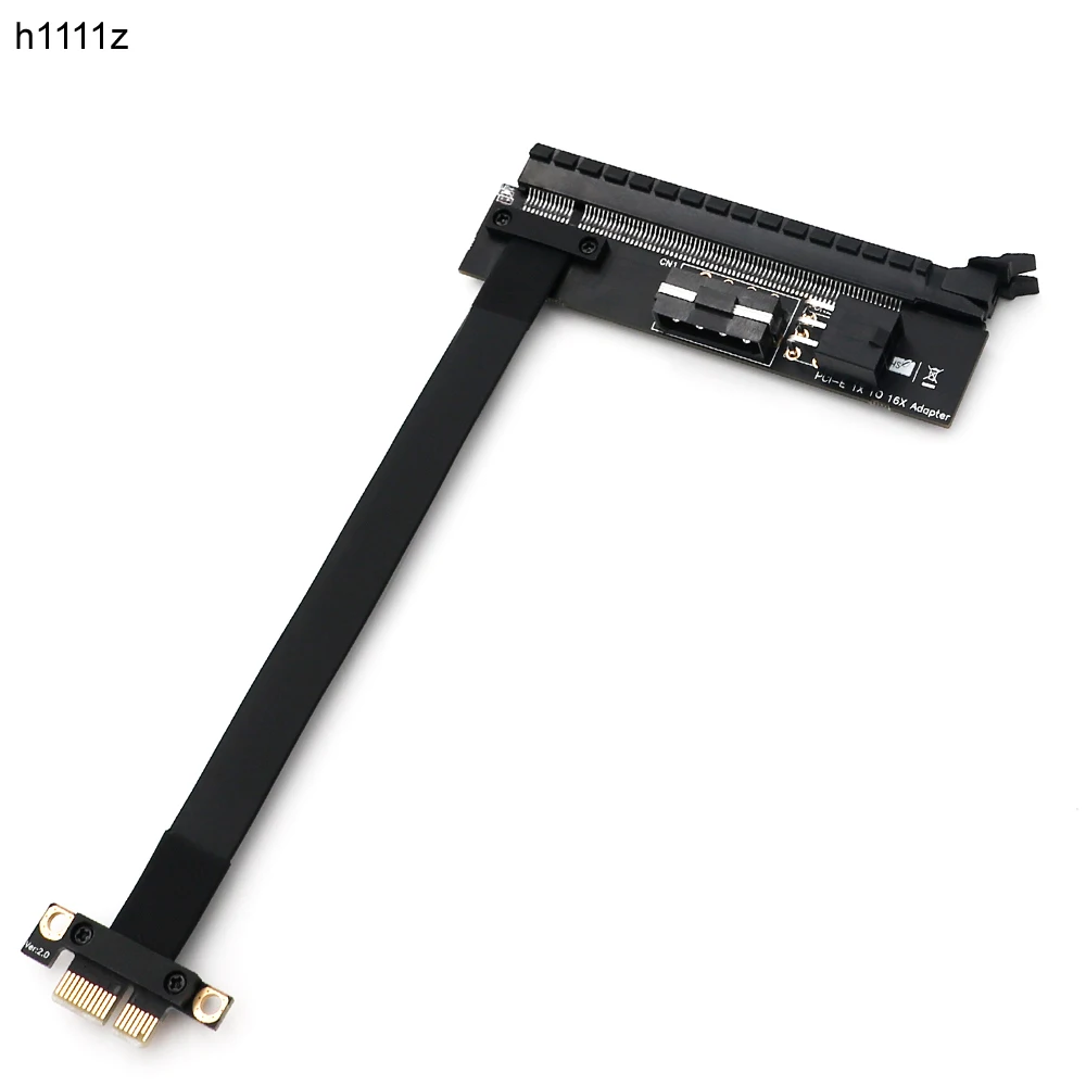 PCI E 1X 16X гибкий удлинитель Express 1 16 X адаптер с 4Pin ATX 6Pin разъем питания для