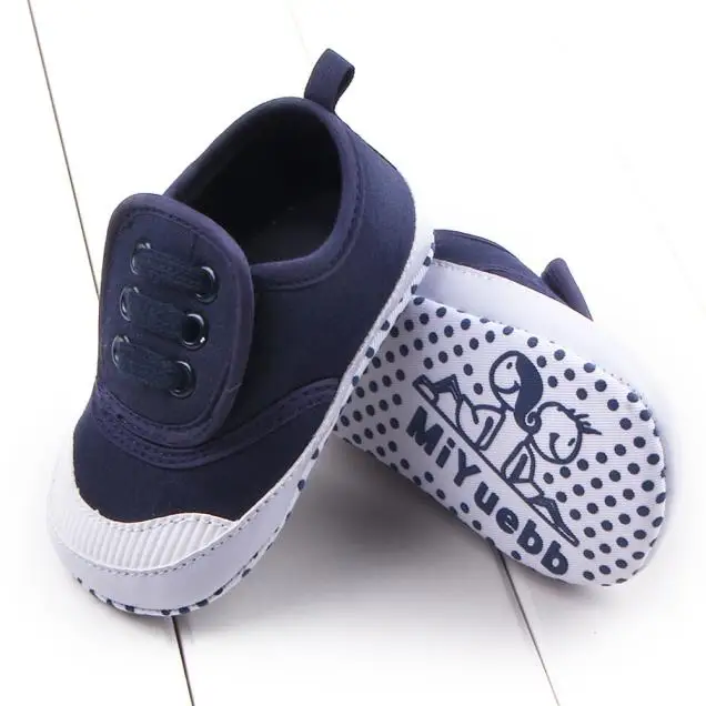 Обувь для новорожденных; модная детская обувь для маленьких мальчиков и девочек; мягкая удобная подошва; обувь для малышей; кроссовки; buciki dla niemowlat2.171 - Цвет: Тёмно-синий