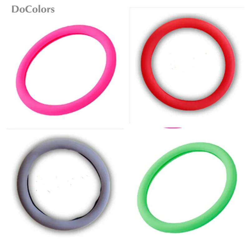 DoColors автомобильный силиконовый чехол на руль для Land Rover Range Evoque Freelander Discovery|Чехлы