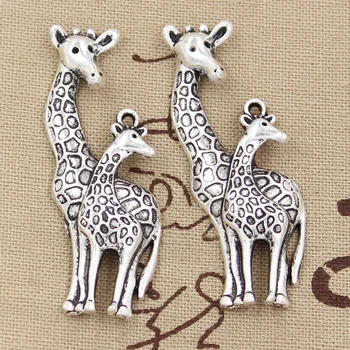 

3pcs Charms Giraffe Deer 54x22mm Antique Making Pendant fit,Vintage Tibetan Silver color,DIY Handmade Jewelry
