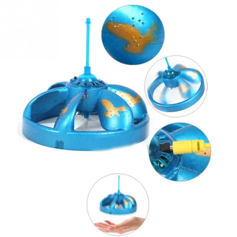 Ручной индуцированное зависание плавающий полет Новинка инфракрасный датчик летающая тарелка НЛО движения рук детские игрушки с светодиодный вспышкой