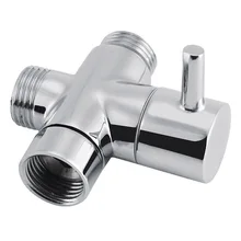 Горячая 3 способ Т-адаптер медный клапан для Туалет дивертор для душа клапан PLD