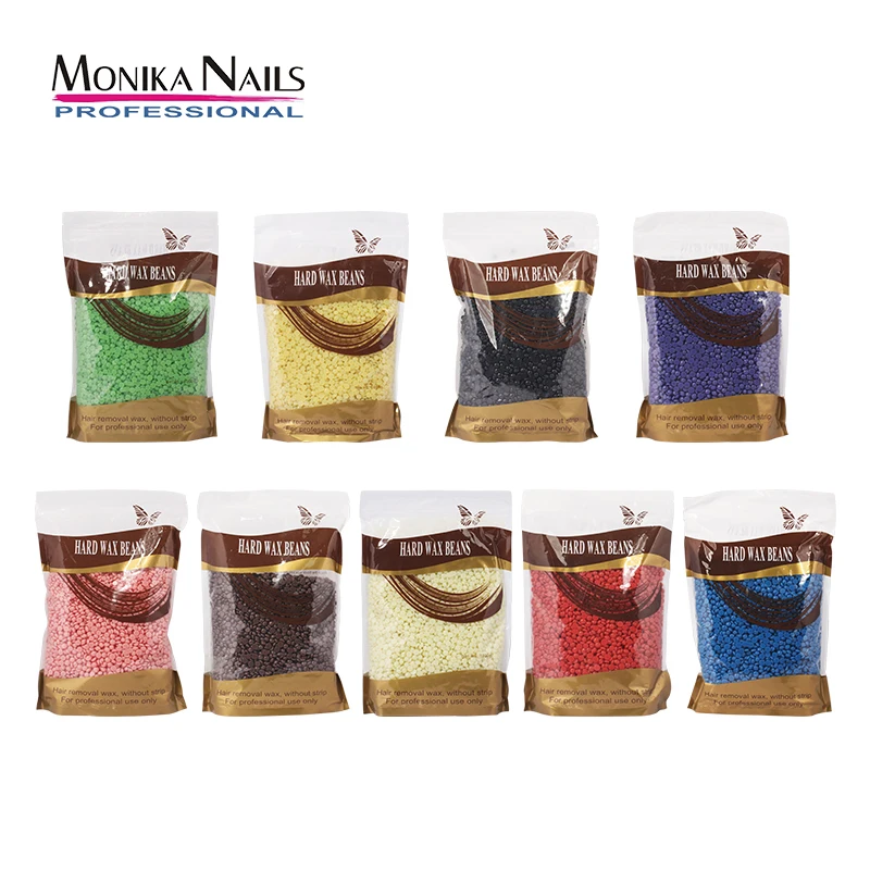 

Monika 1kg Brazilian Hard Wax Beans Depilatory Solid Hot Film Waxing Pellets for Body Bikini Hair Removal