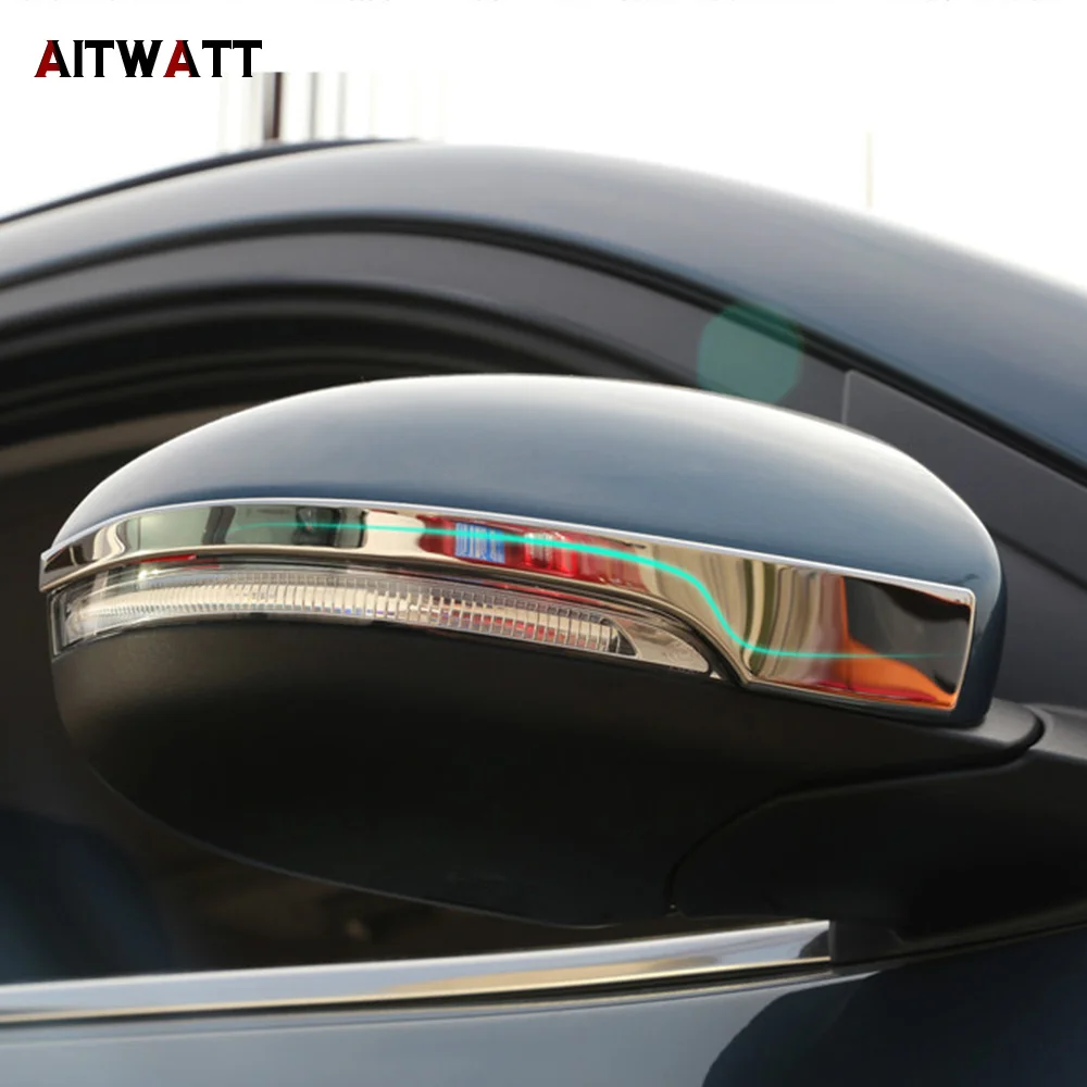 AITWATT For Hyundai Tucson 2015 2017 Rear View Mirror Cover Trim Door