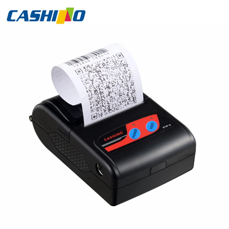 

CASHINO 58mm IrDA/RAW-IR mini portable mobile thermal receipt QR CODE printer PTP-II