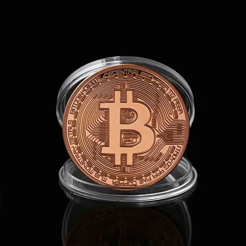 3 pcs a lot Bitcoin toy Plated Bit coin toy  magic bit coin toy (22)