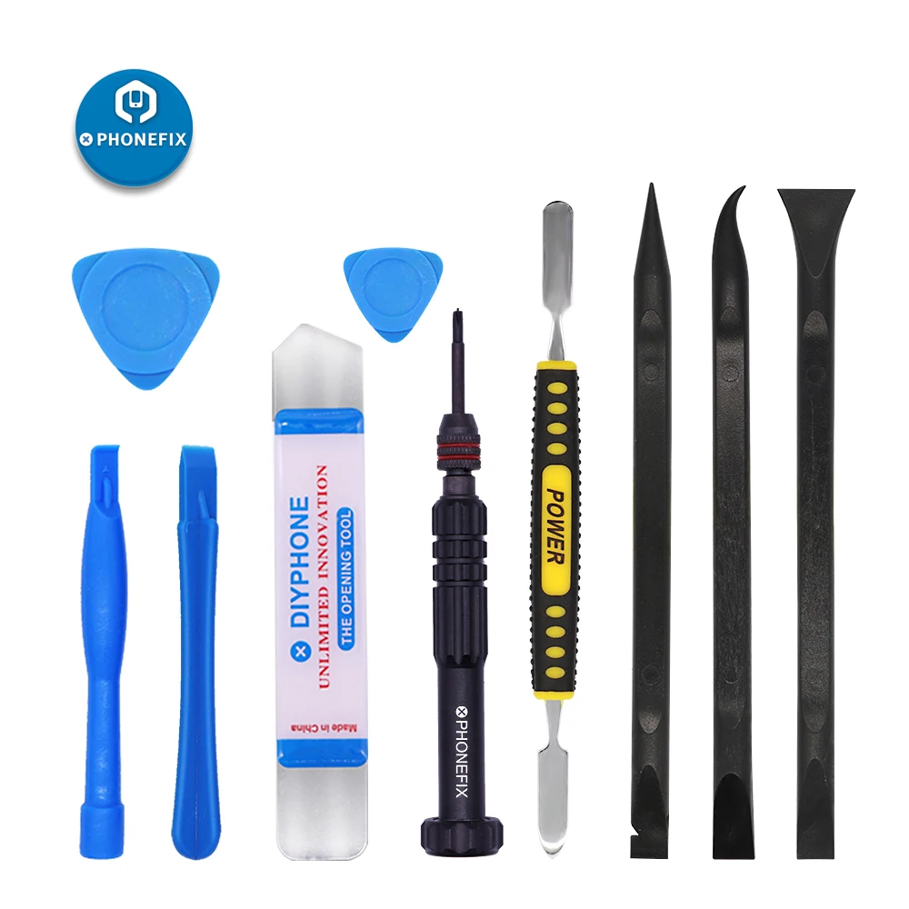 

PHONEFIX 24 in 1 Cell Phone Pry Opening Repair Toolkit Professional Disassemble Hand Tools Set for iPhone 6 6S 7 8 Repair
