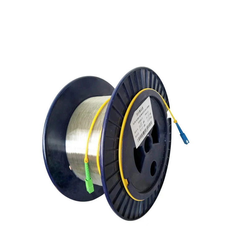 

SC 1KM 9/125 singlemode Single Bare fiber disk OTDR measuring Optical Fiber Cable OTDR test optical fiber reels Free shipping