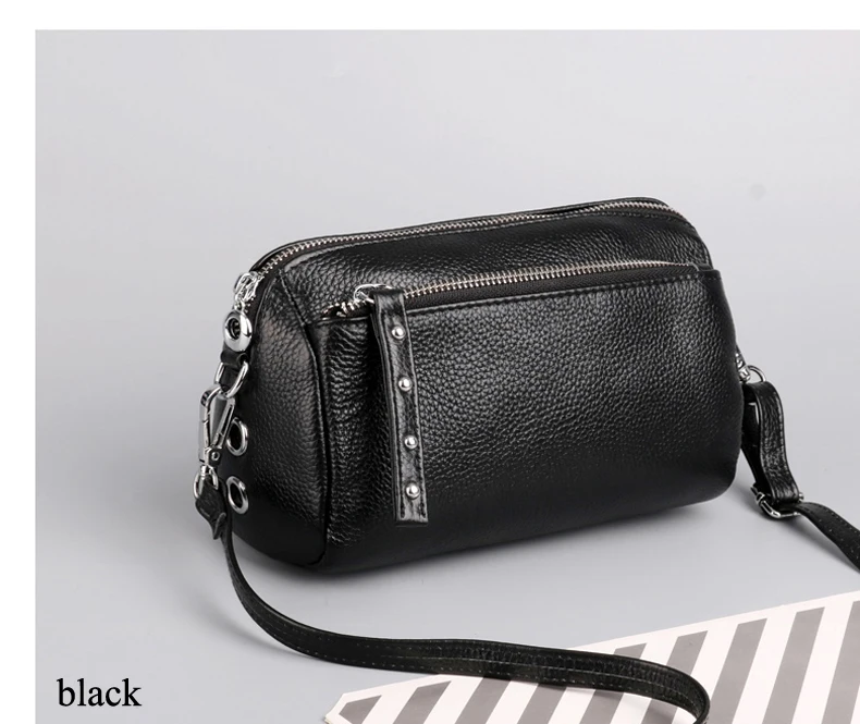 de couro genuíno bolsa ombro embreagem feminina