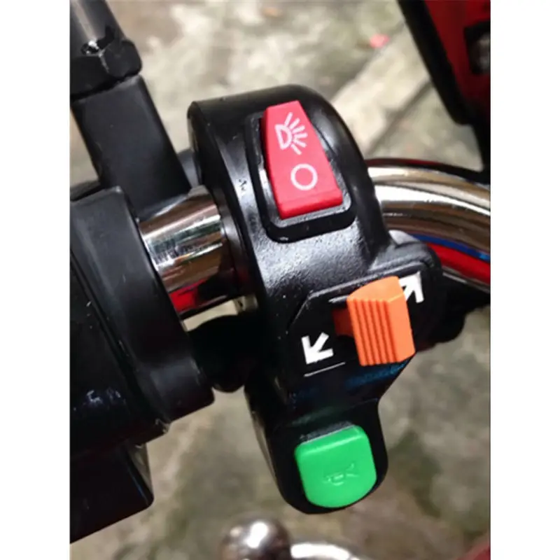 3 в 1 руль для мотоцикла квадроцикла скутера 7/8 дюйма|switch turn signal|handlebar motorcycle