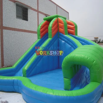 

small inflatable pool slide Production Base of Professional Water Slide