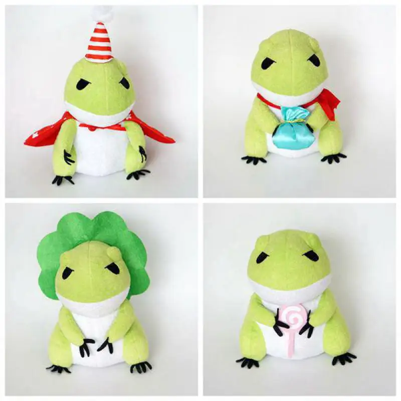 travel frog plush