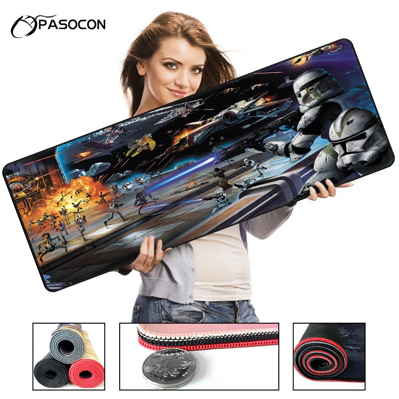 

Gamer mousepad large Gaming Mouse Pad 900X400 mm Office Laptop Mousepad Locking Edge Anti-Slip Desk Mat Keyboard Pad