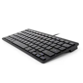 

New Fashion Mini Keyboard Wired Ultra-thin Keyboard Wired PC Game Keyboard Laptop Keyboard for PC Mac Laptop PS3 PS4 Win 10 7