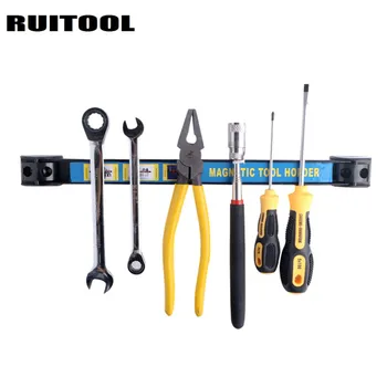 

RUITOOL Magnetic Tool Holder 345mm/500mmTool Shelf Metal Magnet Storage Tool Great For Garage Workshops Kitchen