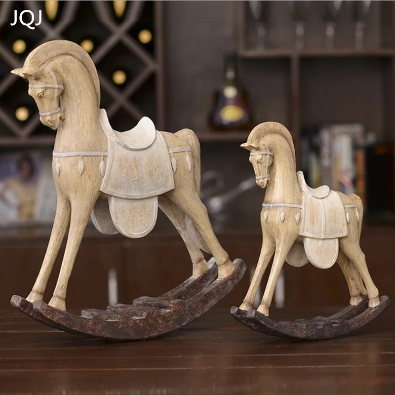 Buy JQJ Resin Trojan Horse Statue Decoration Art Craft