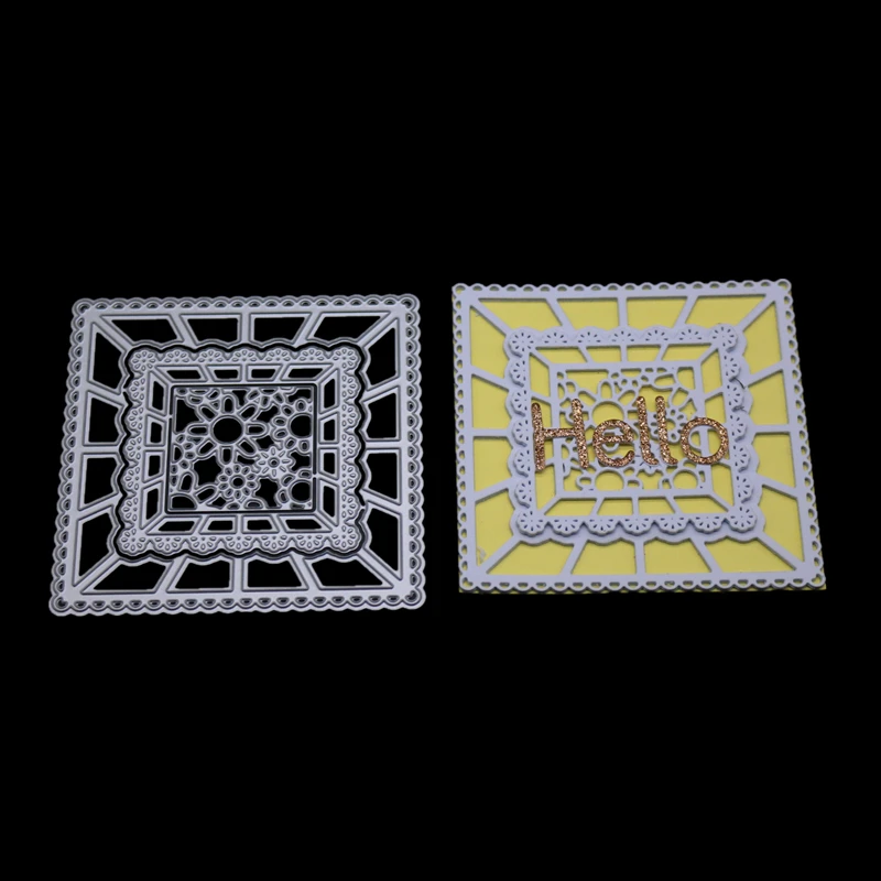 

Square frame Metal Cutting Dies Stencils For Card Making Decorative Embossing Paper Cards craft Stamp DIY scrapbooking die