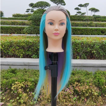 

Hairdressing Hair Training Salon Show Model Fake Head Female Mannequin Head Making Birthday Hairstyle Braids Mannequins