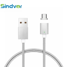 Sindvor Magnetic USB Type C Cable USB 3.1 Type-C Nylon Cable Data Fast Charge USB C Cable for NEXUS 5X 6P Macbook LG G5 Xiaomi 5