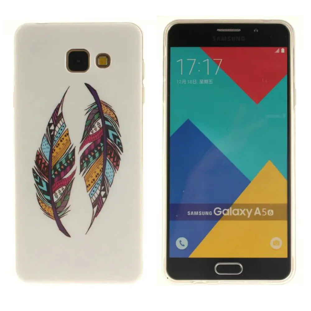 Мягкий силиконовый чехол для Samsung Galaxy A5 a5100 2016 5.2 дюймов backcase протектор ультра