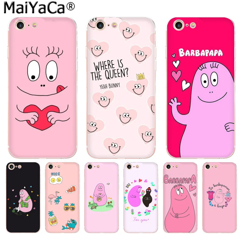 

MaiYaCa Cute cartoon Barbapapa Amazing new arrival phone case cover for iphone 11 pro 8 7 66S Plus X 10 5S SE XR XS XS MAX cover