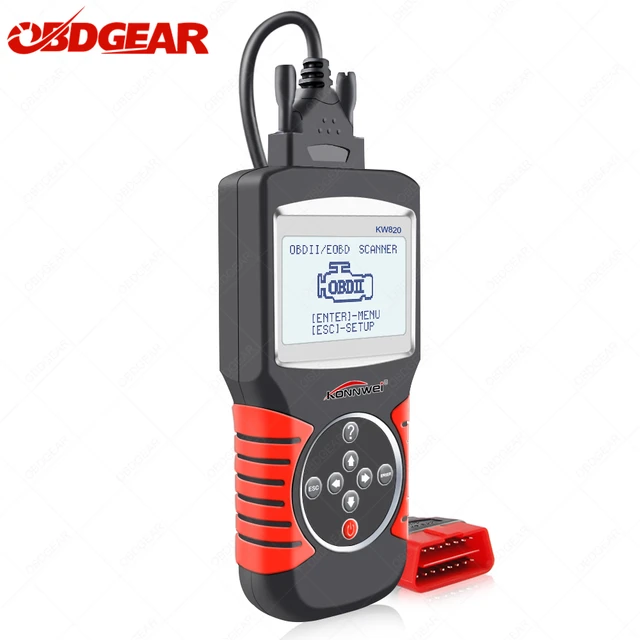 Special Price 2018 Best ODB2 OBD2 Scanner KONNWEI KW820 Multi-languages Car Diagnostic Tool Better Than AD310 OBD 2 Automotive Scanner