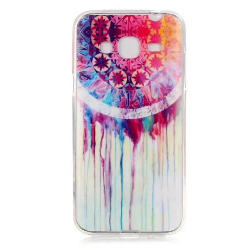 Hot Pattern Ripple smile TPU IMD Soft Gasbag Back Case Cover For Samsung Galaxy J3 J3109 |