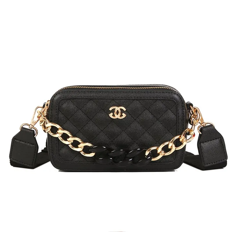 

2019 Newest Famous Designer Women Clutch Purses Luxury Fashion Chain Shoulder Messenger Bags Sac A Main Channel Bags