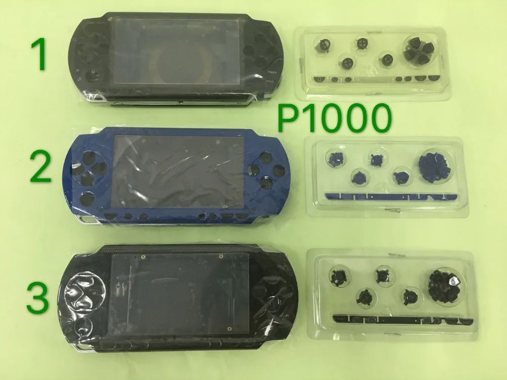 

Replacement full housing shell cover case with buttons kit For PSP1000 PSP 1000 Old Version Game Console