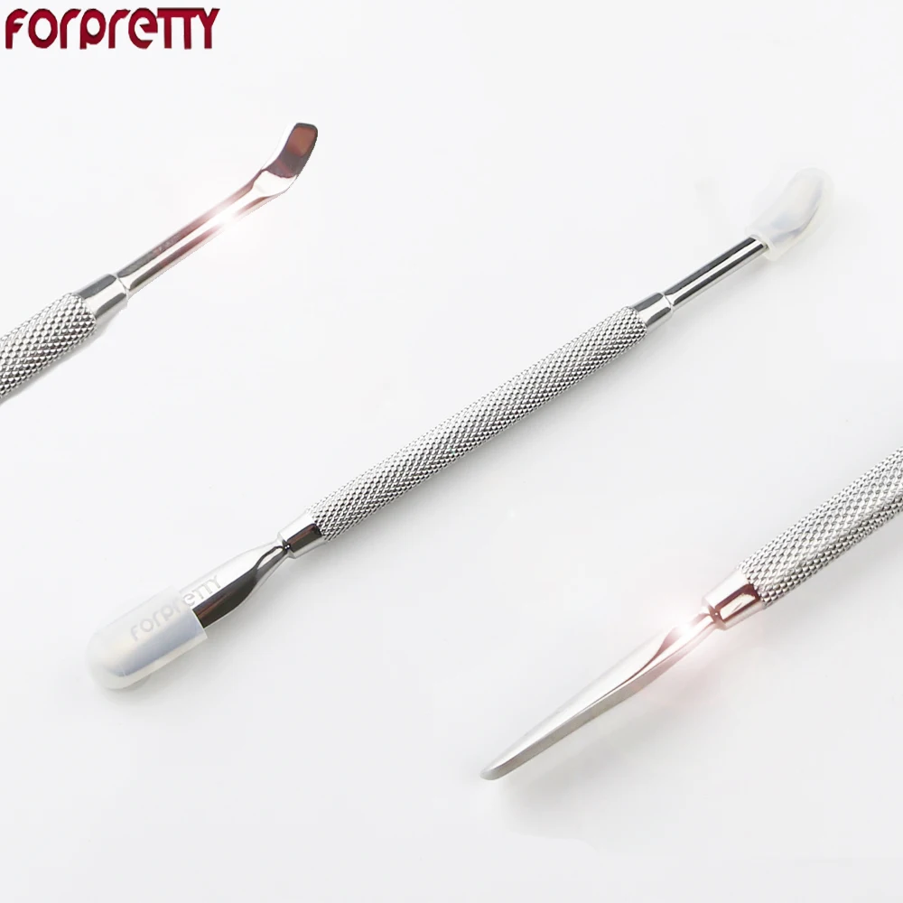 Forpretty Pusher инструменты для кутикулы Spingi Cuticole Acciaio средство для снятия гель-лака из нержавеющей стали ложка искусство Unhas Faca острый инструмент