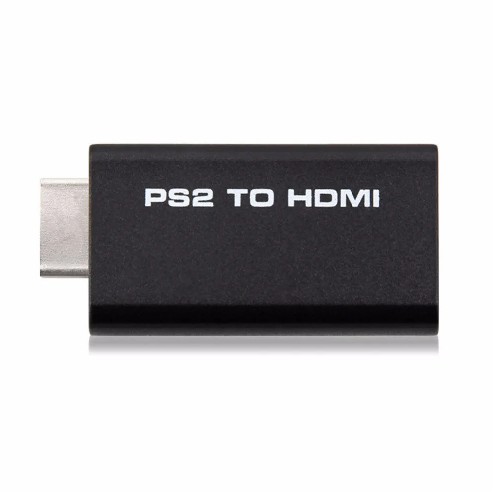 Для PS2 преобразователь видеосигнала HDMI адаптер с 3,5 мм аудио выход игра в HDMI конвертер с HDMI кабель для hdtv-компьютер гарнитуры