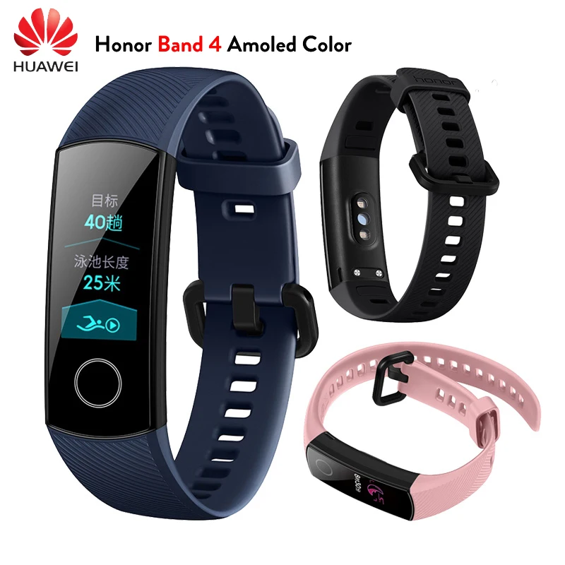 Original Huawei Honor Band 4 Smart Wristband Amoled Color 0.95\
