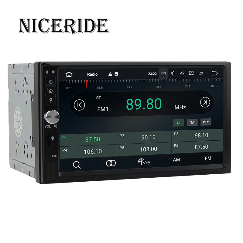 Excellent Universal 2 din car radio android 8.0 8.1 dvd player for nissan qashqai x-trail almera multimedia gps navigation navi autoradio 2