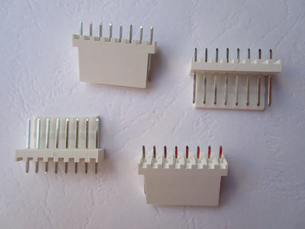 120 Pcs 2510 Pitch 2.54mm 8 Pin Male Plug Connector Straight pinin