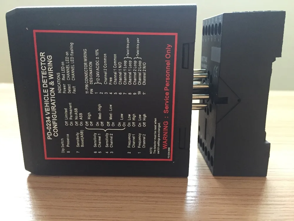 Barrier Gate Vehicle Loop Detector - Dual Channel / Relay - Adjustable Sensitivity Barrier Gate Vehicle Loop Detector - Dual Channel / Relay - Adjustable Sensitivity