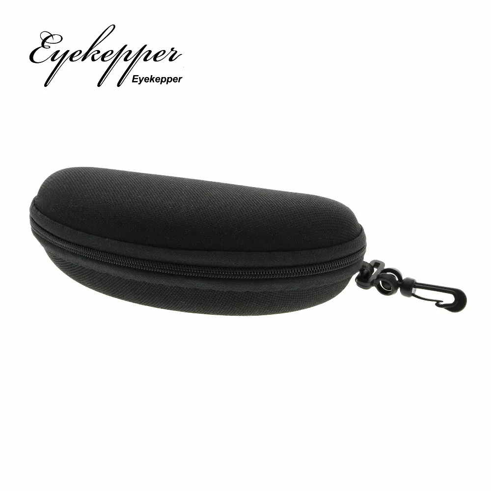 S1 Sunglasses Soft Case Zipper Eyeglasses Case w/Hook & Belt Clip for