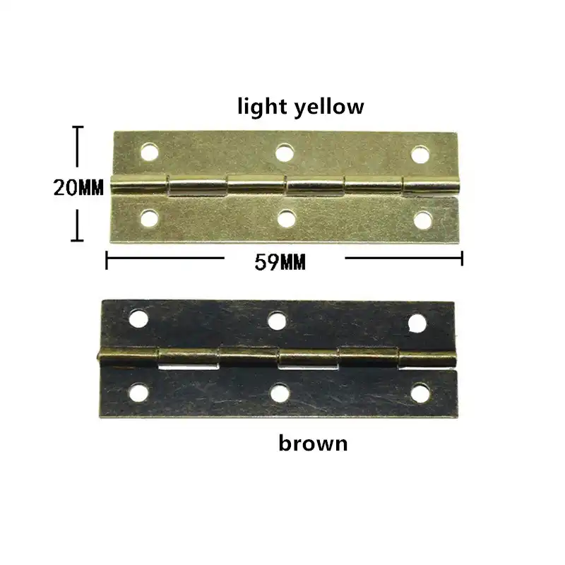Iron Cabinet Door Luggage Hinge 6 Holes Decor European Furniture