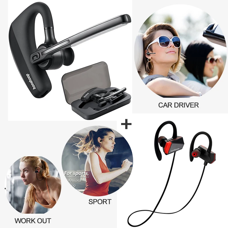 bluetooth Headset Workout Earphones Sport headphones + Bluetooth