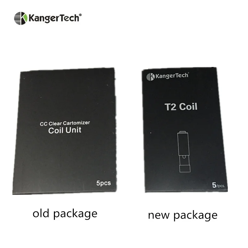 20 шт. оригинальная катушка KangerTech CC Clearomizer T2 Сменная Головка Катушки электронной