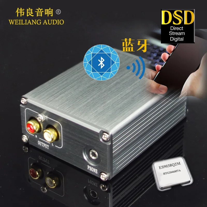 SU2A ES9038Q2M + XMOS XU208 Bluetooth 5 0 USB декодер ЦАП с гарнитурой 3 мм выход | Электроника