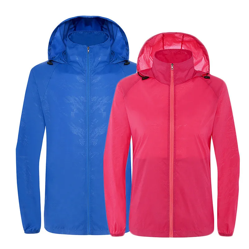 Mortonpart 2018 Men Women Sunscreen Camping Rain Hiking Jackets UV Sun